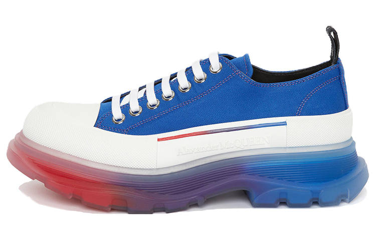 Alexander McQueen Alexander McQueen Tread Slick Low Lace Up Royal White