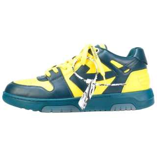 OFF-WHITE OFF WHITE Out Of Office Zip Tie Sneakers 'Yellow Navy'