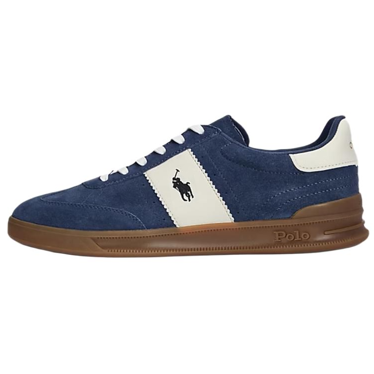 Polo Ralph Lauren Heritage Aera Low top Skateboard Shoes Men's Light Marine Blue