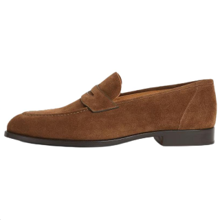Loro Piana Sergio Casual Shoes Men's Dark Brown
