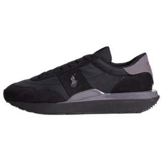 Polo Ralph Lauren Train 89 Low top Casual Shoes Men's Black Gray