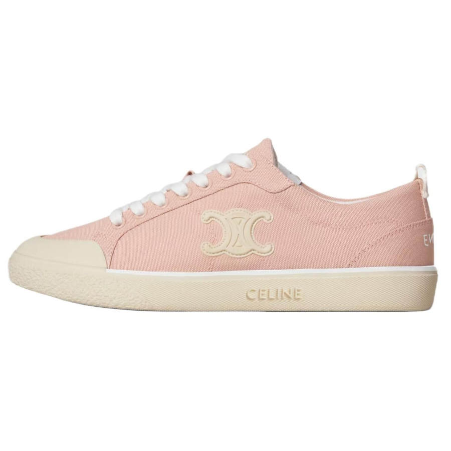CELINE Low top Canvas Shoes Women's Pink