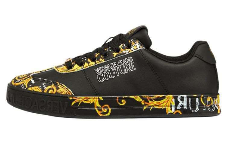VERSACE JEANS Couture Court Baroccoflage-print Sneakers