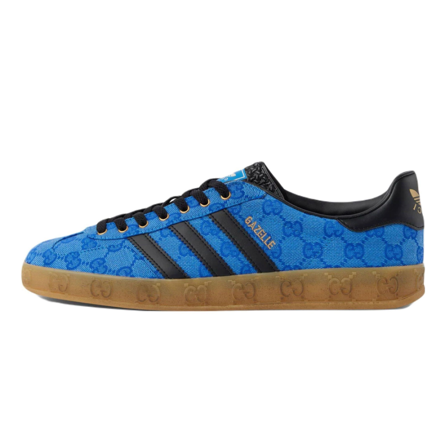 GUCCI Gazelle x Gucci 'Blue Gg Monogram'