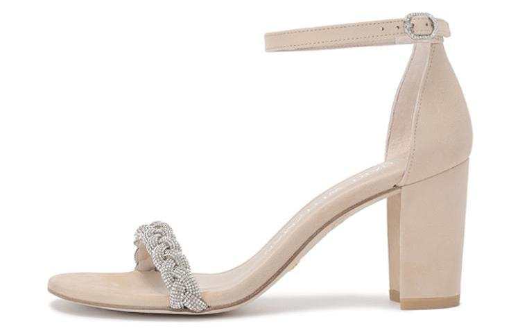 Stuart Weitzman stuart weitzman Nudistcurve 80mm Embellished Sandals