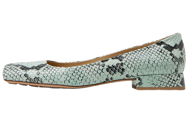 Bottega Veneta Tower Leather Casual Shoes Women's Light Green