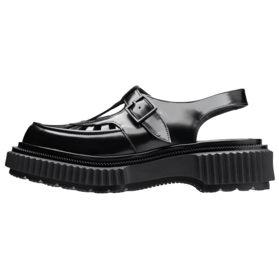 ADIEU PAIRS Type214 Leather Casual Shoes Men's Black