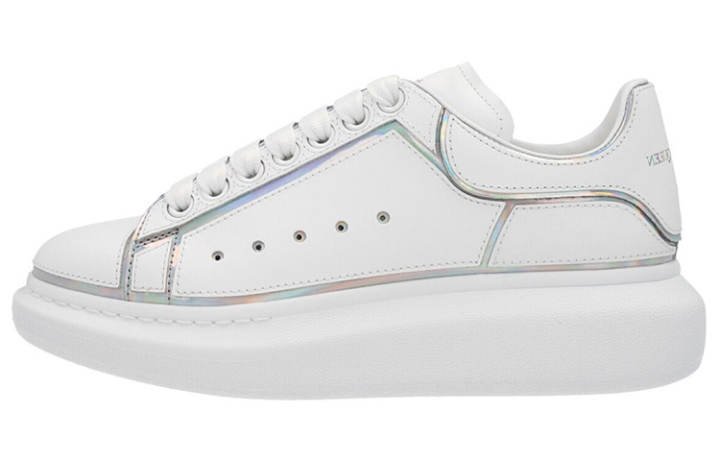 Alexander McQueen Alexander McQueen Cow Leather Comfortable Low top Sports Casual Shoes Men's White