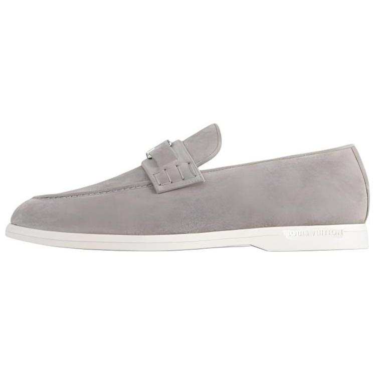 LOUIS VUITTON Estate Loafers Men's Gray