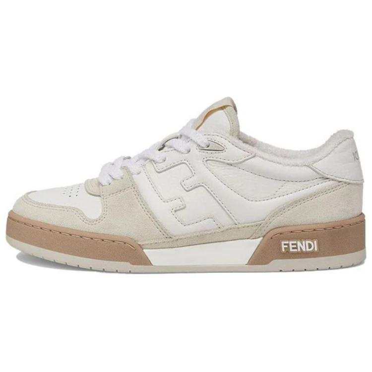 FENDI Match Low top Stylish Skateboarding Shoes Men's White
