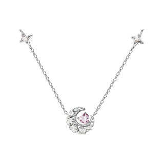 FANCI Dreamy Heart Moon Collection 925 Sterling Silver Necklaces Women's