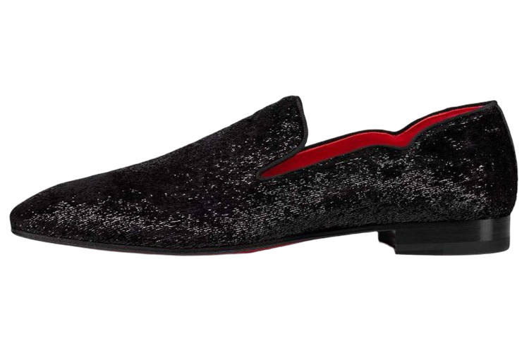 Christian Louboutin Men's Casual Shoes Men's Low Top Black
