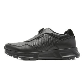 S.T.Dupont S. T.DUPONT Cow Leather Low top Casual Shoes Men's Black