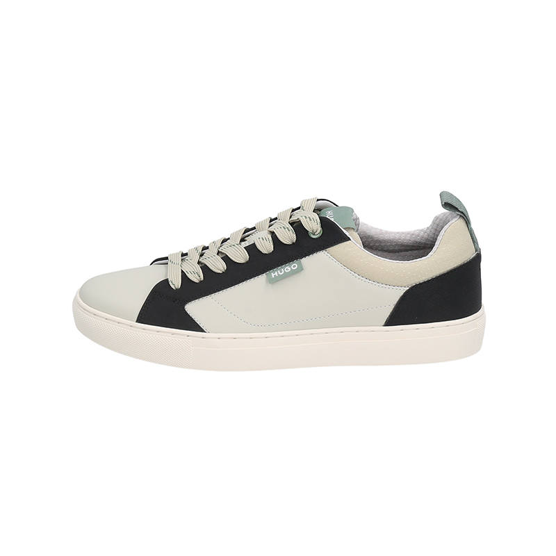 HUGO BOSS Synthetic Leather, Textile Low top Casual Athletic Shoes, Skateboard Shoes Men's