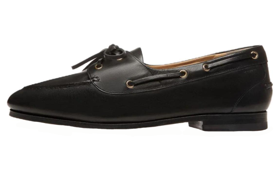 BALLY Bally Plume leather boat shoes