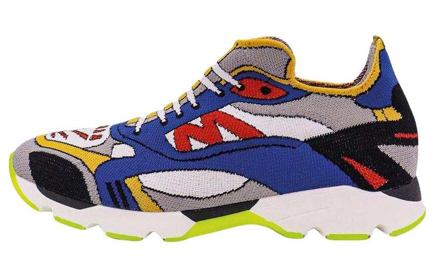 MARNI MARNI Trompe L'oeil Printed Round Toe Sneakers