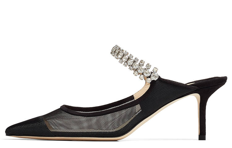 Jimmy Choo Bing Slim Heel High Heels 6.5cm Women's Black