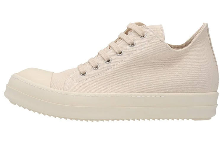 Rick Owens DRKSHDW Low top Stylish Skateboarding Shoes Men's White