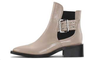 GANNI Feminine 50mm Buckle Chelsea Boots