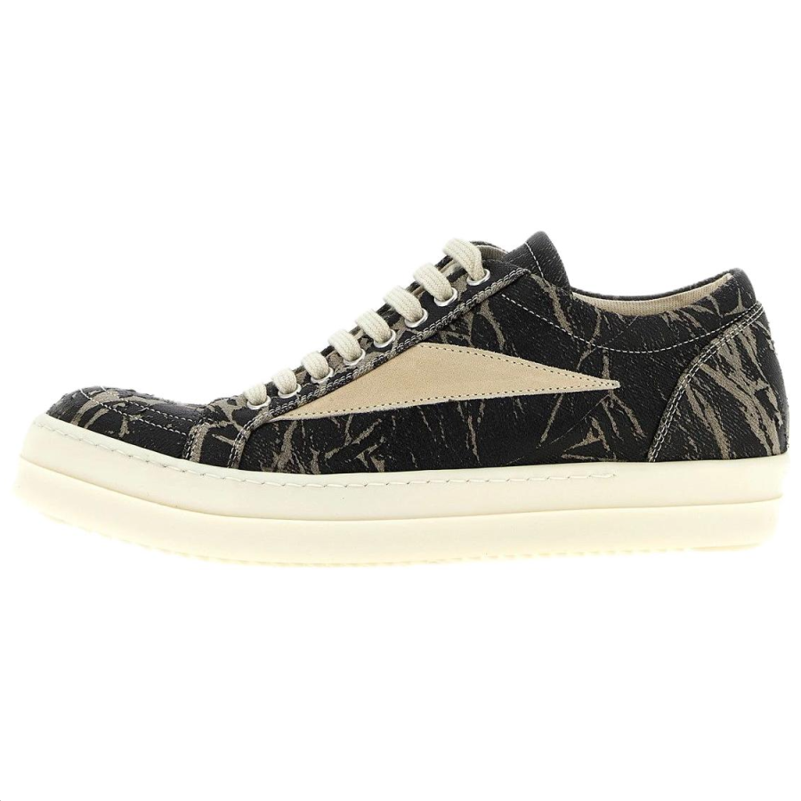 Rick Owens DRKSHDW Low top Skateboard Shoes Men's Black