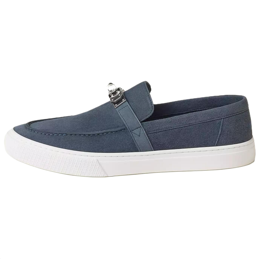 HERMES HERMES Game Loafers Men's Blue