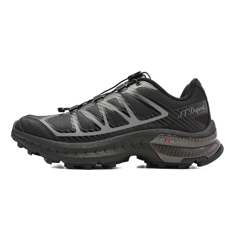 S.T.Dupont S. T.DUPONT Fabric Low top Casual Shoes Men's Black