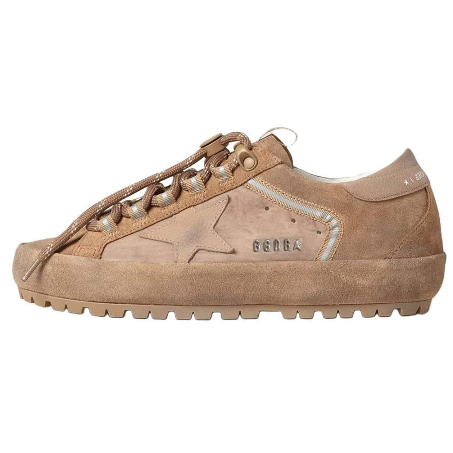 Golden Goose Super Star Dolmias Low top Skateboard Shoes Women's Caramel