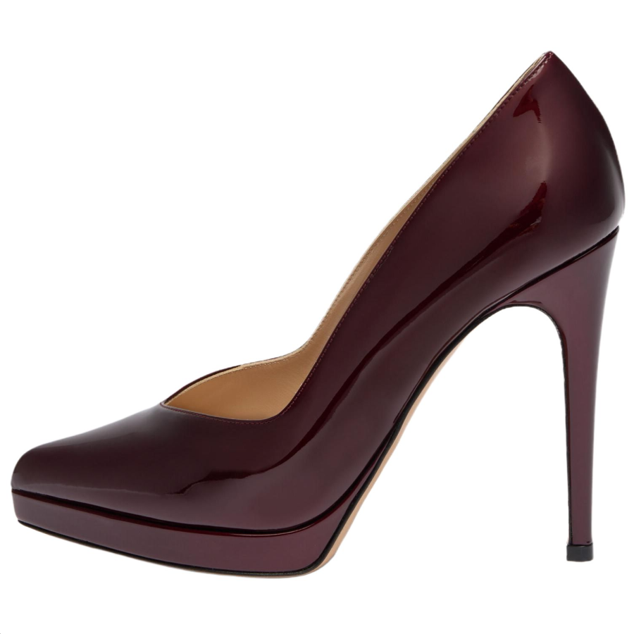 Casadei Samurai Michelle Slim Heel High Heels 10cm Women's Burgundy
