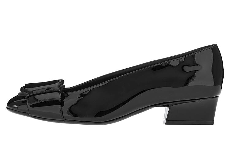 FERRAGAMO Chunky Heel Casual Shoes Women's Black