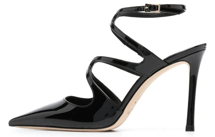 Jimmy Choo Azia 95mm Patent-finish Leather Pumps