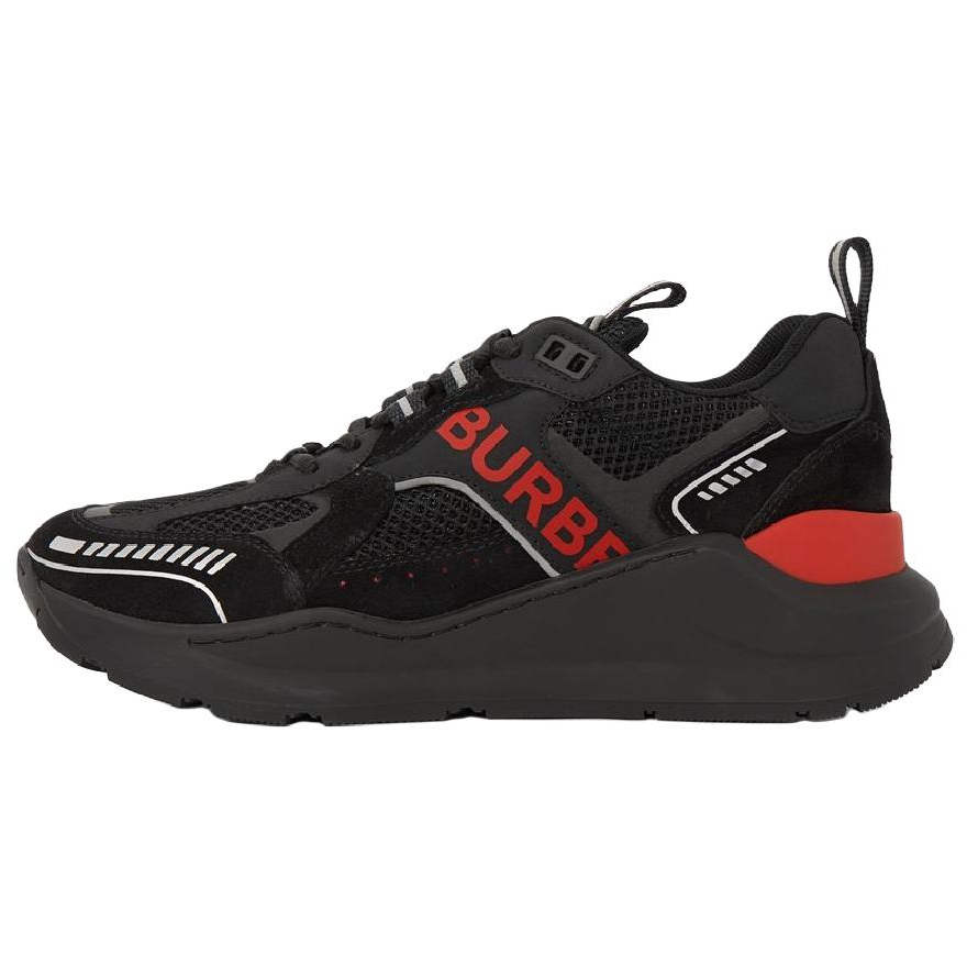 Burberry Sean Low top Sports Casual Shoes Men's Black Red