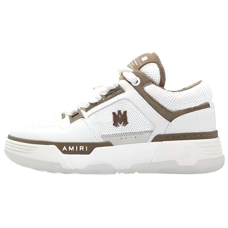 AMIRI MA 1 Leather Low top Skateboard Shoes Women's White