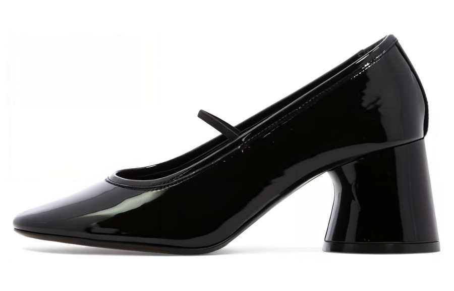 KHAITE Slip on Chunky Heel High Heels Women's Black