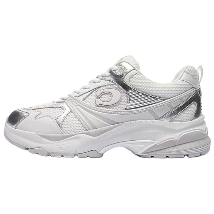 COACH Low top Casual Shoes Women's Light Gray
