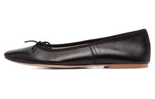 A.P.C. Leah Leather Ballerina Shoes