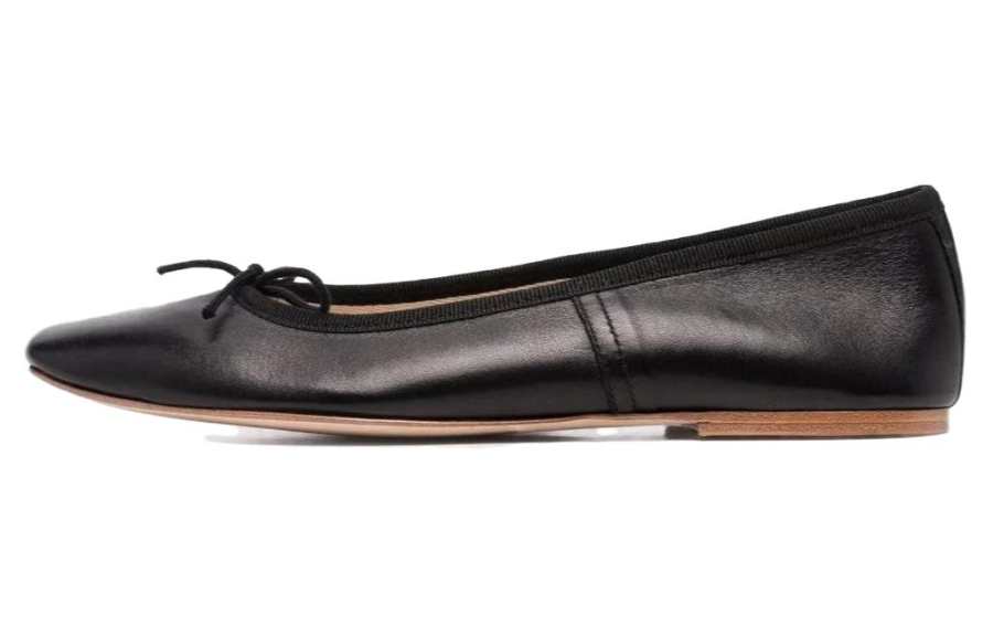 A.P.C. Leah Leather Ballerina Shoes
