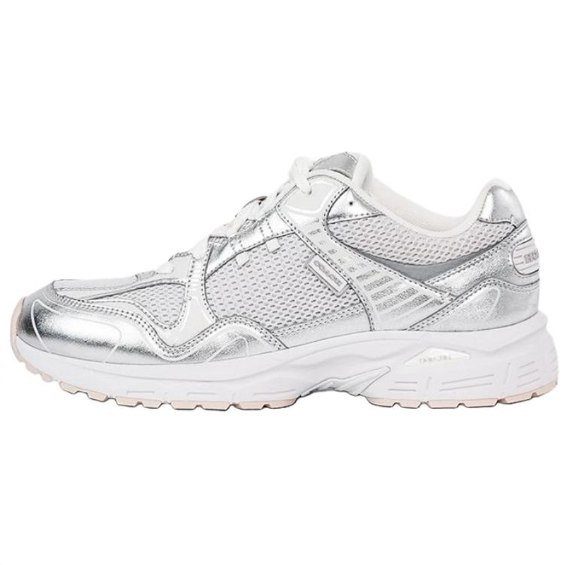 COACH COACH C301 Sneaker Textile, Artificial Leather Low top Casual Shoes Men's Silver