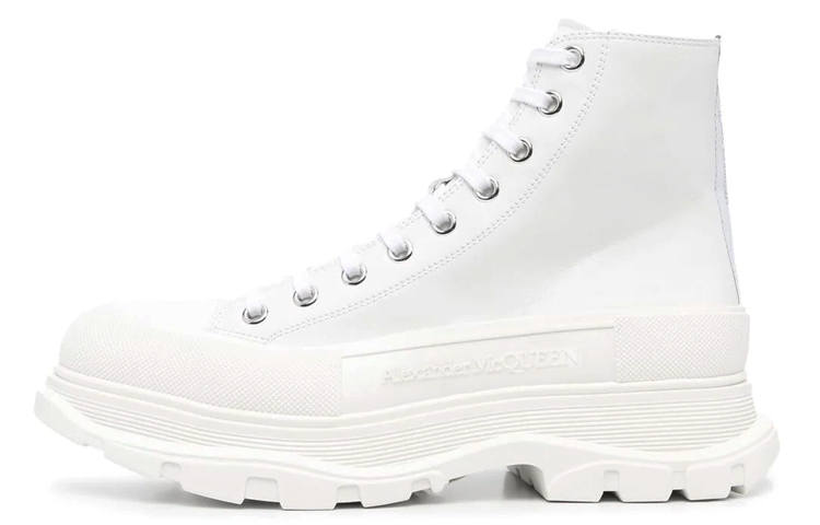 Alexander McQueen Alexander McQueen Tread Slick Combat Boots Men's White
