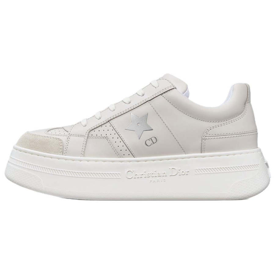 DIOR Star Low top Skateboard Shoes Women's Gray