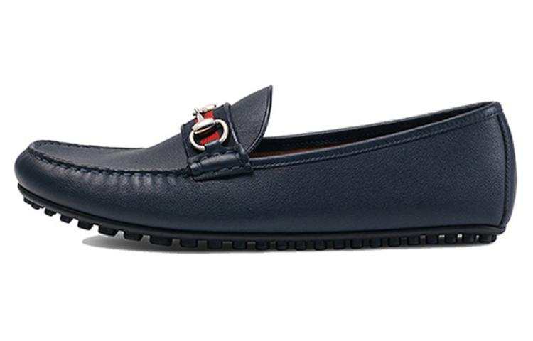 GUCCI GUCCI Loafer 'Web Leather' Men's