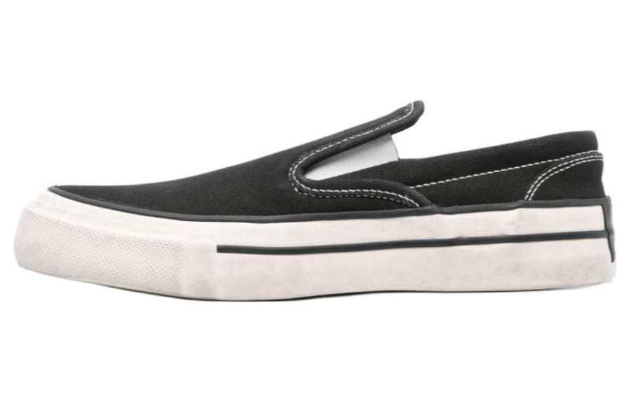 RHUDE Canvas Low top Skateboard Shoes Women's Black