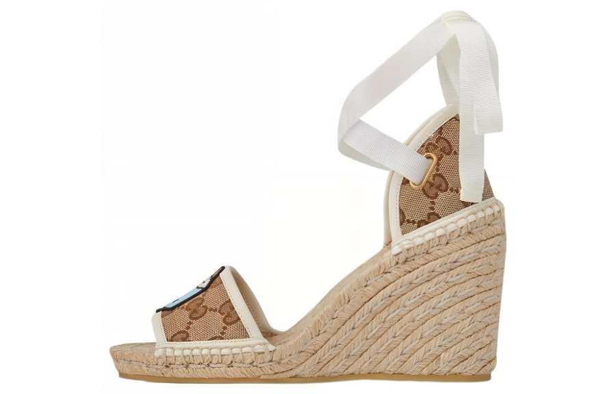 GUCCI One Strap Sandals Women's Ebony