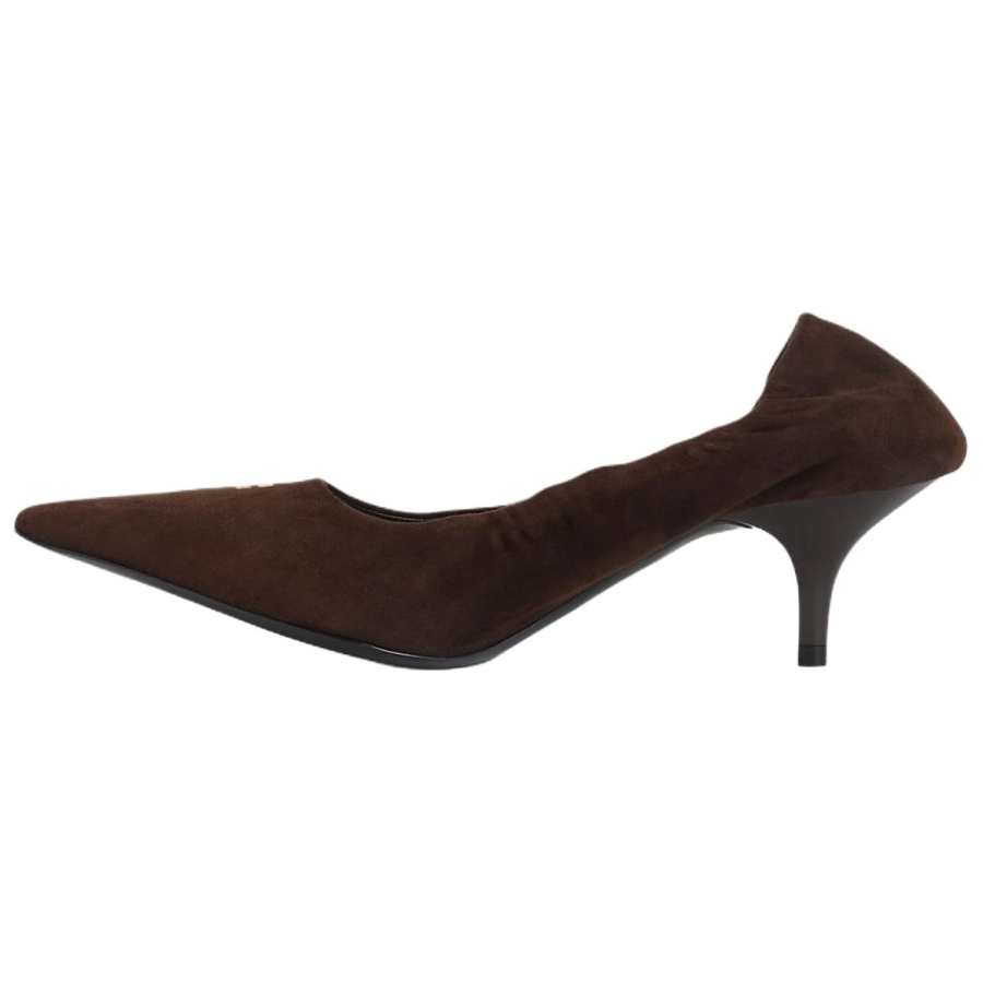 MIU MIU Slim Heel High Heels 5CM Women's Brown
