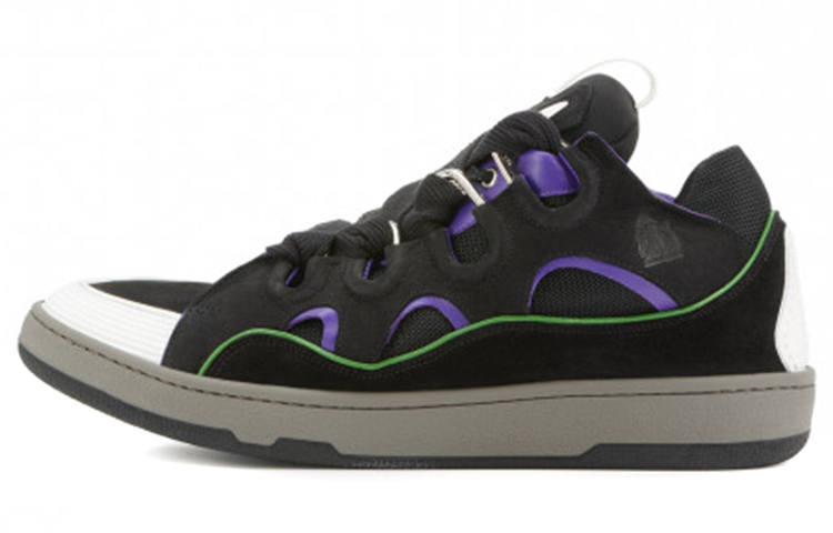 Lanvin Lanvin Leather Curb Black Purple