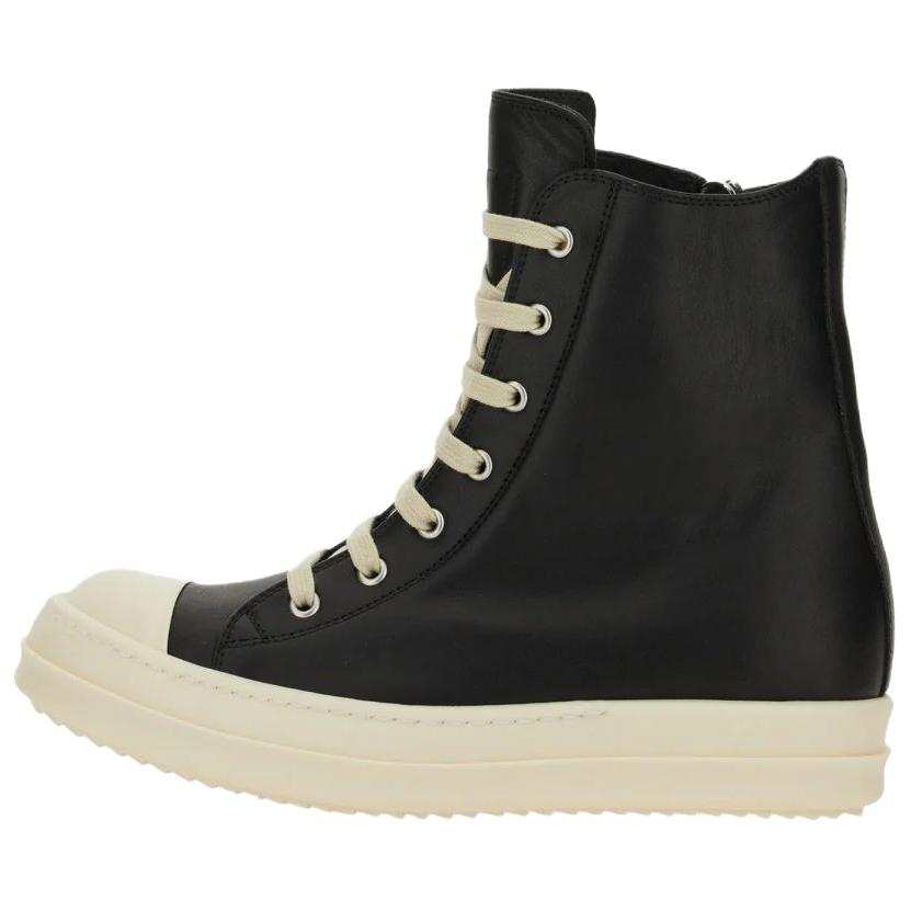 RICK OWENS RICK OWENS/RO CONCORDIANS Leather High top Skateboard Shoes Women's Black