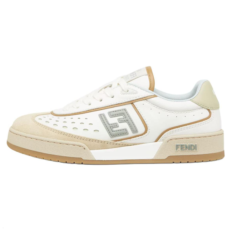 FENDI Match 2025 Spring Summer Collection Low top Skateboard Shoes Women's Ecru
