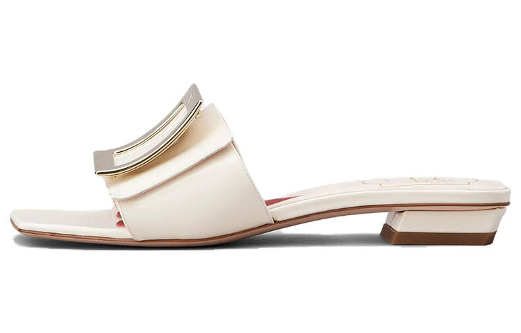 Roger Vivier Slide Slippers Women's Beige