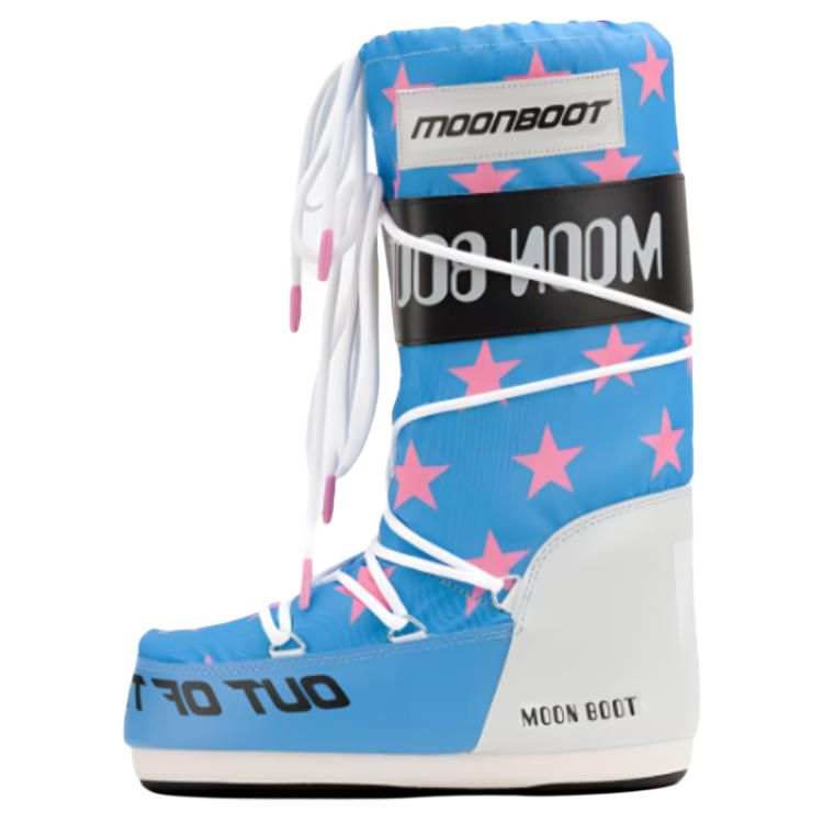 Moon Boot Moon Boot Icon Retrobiker Star-print Boots