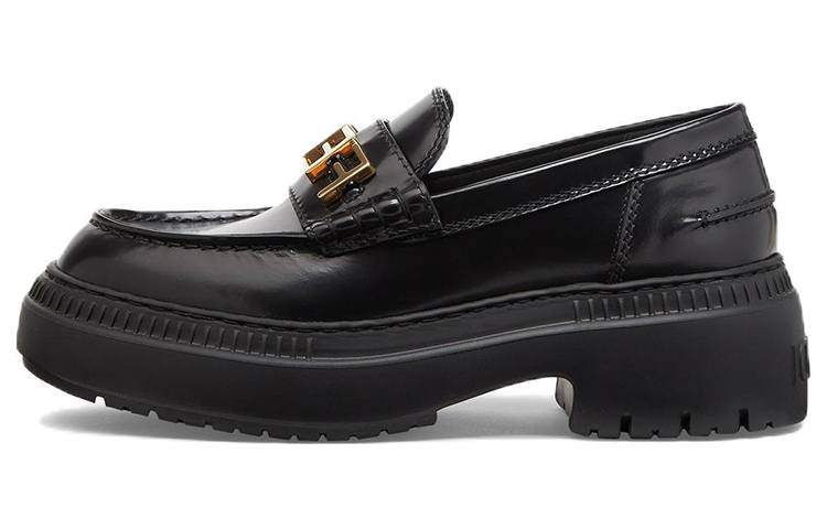 FENDI FENDI Logo-lettered Chunky-sole Loafers