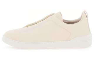 Ermenegildo Zegna Zegna Grained-leather Low-top Sneakers